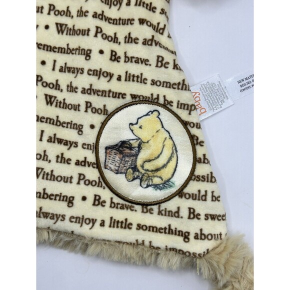 DISNEY BABY Lovey WINNIE THE POOH Security Blanket Lovey Knots Kids Preferred - Picture 7 of 14